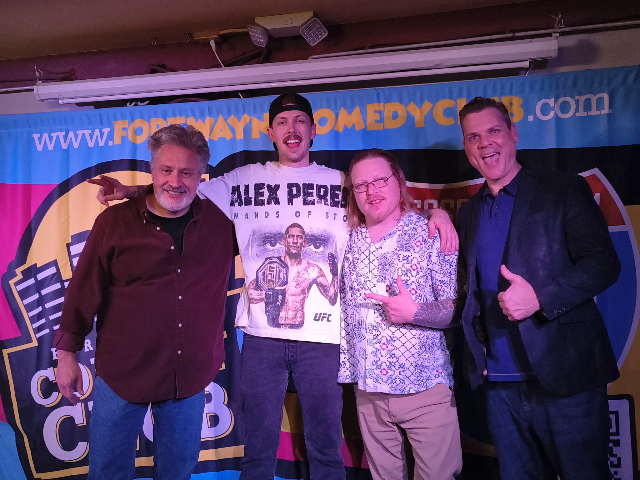 Bam post-show with the Cam Bertrand show lineup